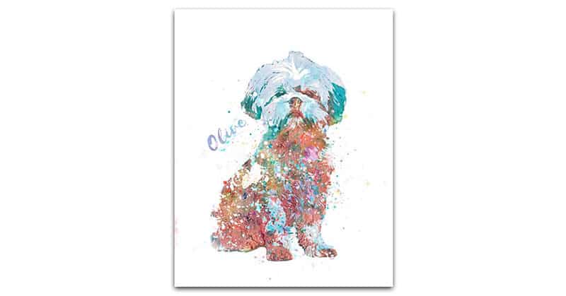 personalized shih tzu items